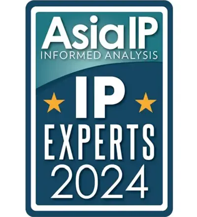 Asia IP Experts 2024 awarded to Kherk Ying Chew