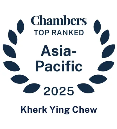 Chambers Top Ranked Asia-Pacific 2025 awarded for Kherk Ying Chew